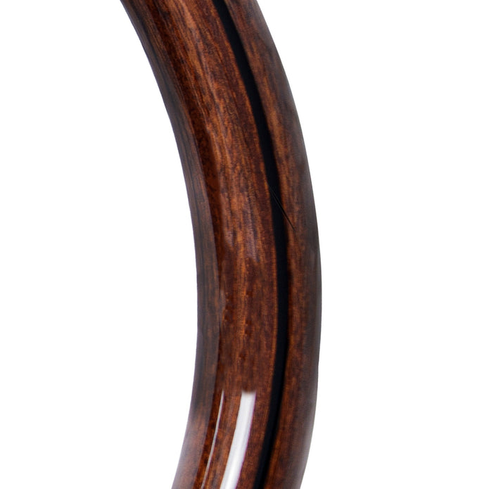 #1176	Collectors Black Line in Mahogany Grip, Black Spoke