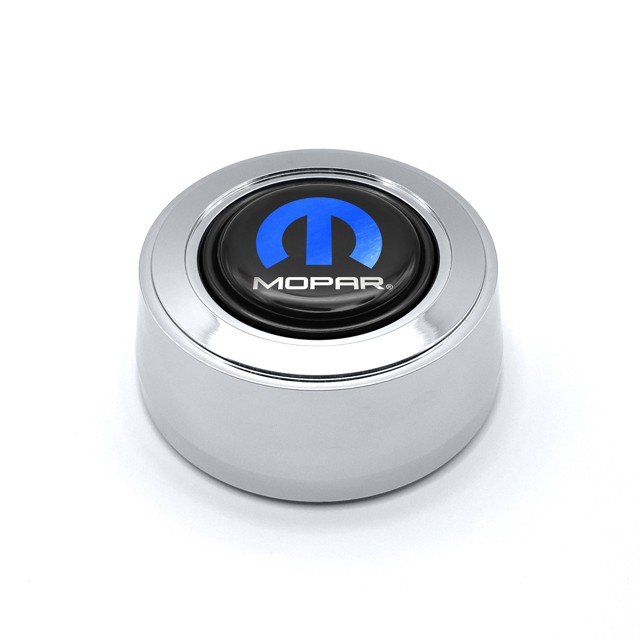 #5935	Aluminum Polished Billet Horn Button with Mopar Emblem.