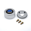 #5935	Aluminum Polished Billet Horn Button with Mopar Emblem.